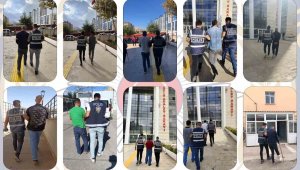 Elazığ'da kesinleşmiş hapis cezası bulunan 68 zanlı yakalandı