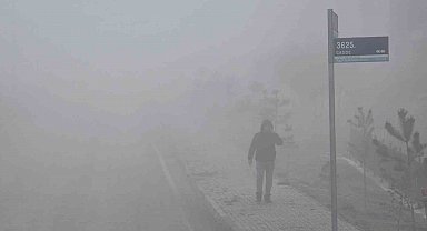 Elazığ'da yoğun sis etkili oldu, bir mahalle adeta kayboldu