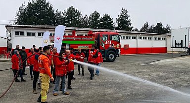 Elazığ'da orman yangınlarına müdahale eğitimi