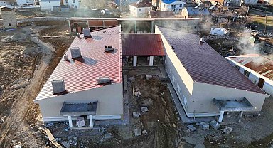 Üçocak Jandarma Karakolu'nun inşa çalışmaları sürüyor
