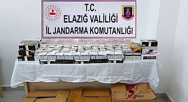 Elazığ'da 16 bin bandrolsüz sigara ele geçirildi