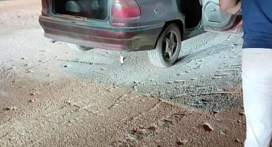 Elazığ'da araç yangını