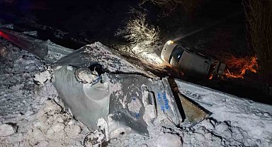 Elazığ'da otomobil şarampole uçtu: 1 ölü, 1 yaralı