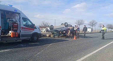 Elazığ'da trafik kazası: 1'i ağır 4 yaralı