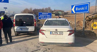 Elazığ'da trafik kazası: 2 yaralı