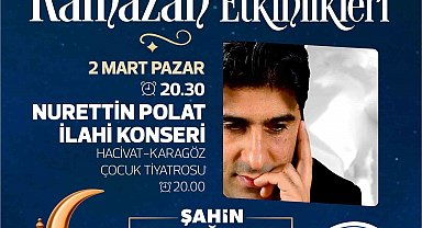 Elazığ Belediyesi Ramazan etkinlikleri Nurettin Polat konseri ile sürecek