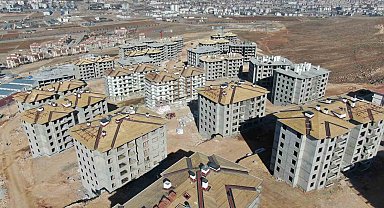 Elazığ'da 608 konutun kaba inşaatı tamamlandı