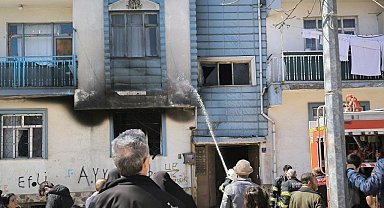 Elazığ'da ev yangını paniğe neden oldu