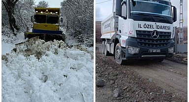 Elazığ'da kapalı köy yolu kalmadı