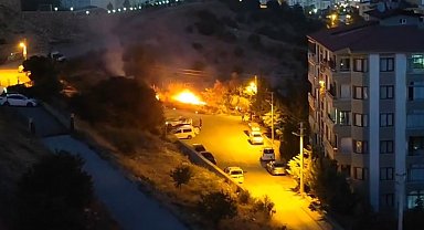 Elazığ'da ot yangını