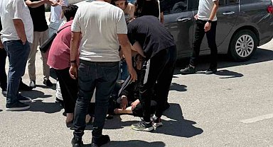 Elazığ'da otomobilin çarptığı yaya yaralandı