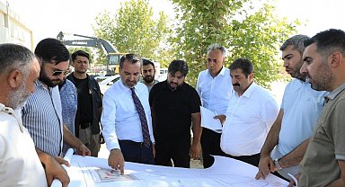 Başkan Şerifoğulları saha çalışmalarını yerinde inceledi