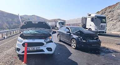 Elazığ zincirleme trafik kazası: 1 yaralı