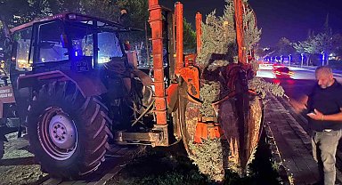 Hazardağlı Kavşağı'ndaki ağaçlar taşınarak koruma altına alınıyor