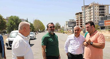 Başkan Şerifoğulları, Hazardağlı Kavşağı'nda incelemelerde bulundu