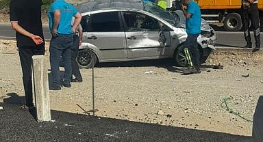 Elazığ otomobil takla attı: 1 yaralı