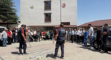 Elazığ'da afet farkındalık ve yangın eğitimi