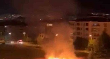 Elazığ'da çıkan yangın söndürüldü