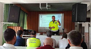Elazığ'da servis şoförlerine trafik ve güvenlik eğitimi