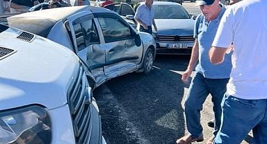 Elazığ'da zincirleme trafik kazası: 1 yaralı