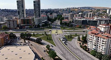 Hazardağlı Kavşağı'nda çalışmalar ilerliyor