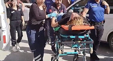 Koşarak kafenin birinci katından atlayan kadın ağır yaralandı