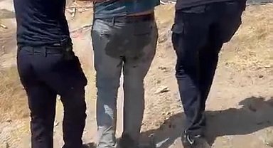 Kulağına saplanan demir profil ile hastaneye kaldırıldı