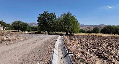 Palu'da sulama suyu tesisi tamamlandı