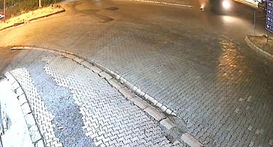 Tırın freni boşaldı, sürücünün soğukkanlılığı faciayı böyle önledi