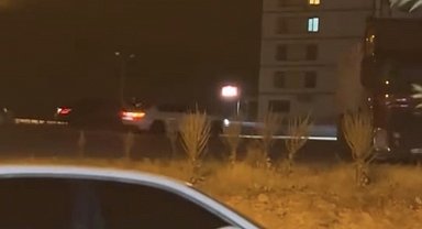 Elazığ'da drift atan araç kameralara yansıdı
