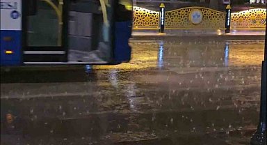 Elazığ'da sağanak yağış