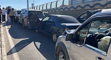 Elazığ'da zincirleme trafik kazası: 2 yaralı