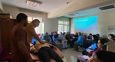Palu Devlet Hastanesi'nde CPR eğitimi düzenlendi