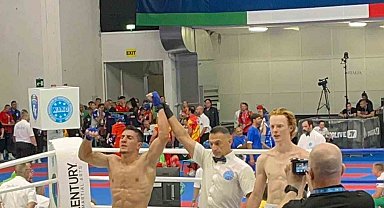 Yusuf Eren, Lletonyalı rakibini yendi