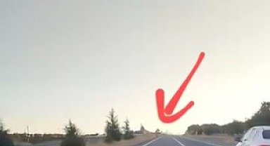 Araç takla attı, o anlar kamerada: 1 yaralı