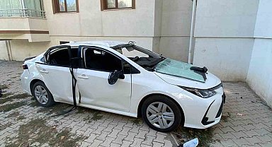 Aracın içinde çakmak gazı tüpü patladı: 1 çocuk yaralı