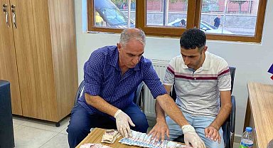 Elazığ'da dilenci operasyonu: Üzerinden 3 saatte topladığı bin 950 lira çıktı