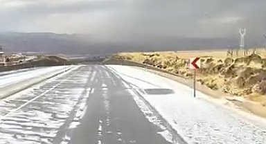 Elazığ'da dolu yağışı