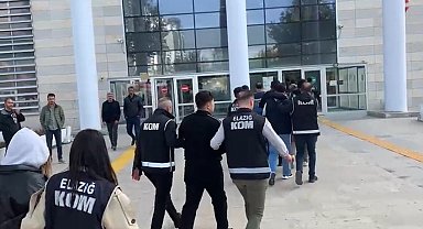 Elazığ'da polis suçlulara göz açtırmıyor: 8 tutuklama