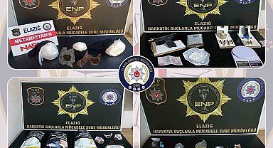 Elazığ'da uyuşturucu operasyonu: 8 şüpheli tutuklandı