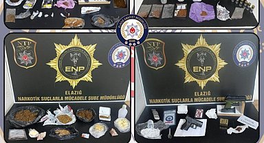 Elazığ'da uyuşturucuya geçit yok: 16 tutuklama
