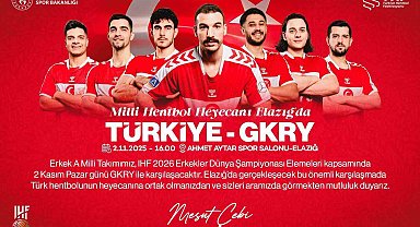 Milli hentbol heyecanı Elazığ'da