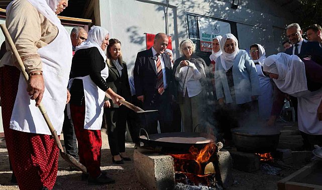 Ağın'da yöresel leblebi yapımı etkinliği