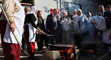 Ağın'da yöresel leblebi yapımı etkinliği