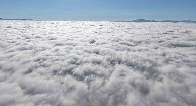 Elazığ'da bulutların görsel şöleni