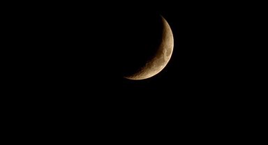 Elazığ'da hilal ay görsel şölen sundu