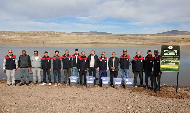 Elazığ'da Su Kaynakları Balıklandırma Projesi sürüyor