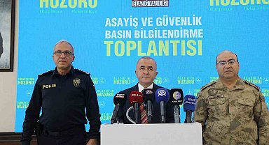 Elazığ'da suçlulara göz açtırılmıyor: Suç oranlarında düşüşler yaşandı