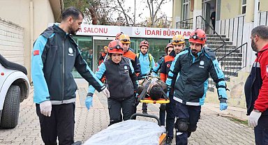 Elazığ'da deprem ve yangın tatbikatı gerçekleştirildi
