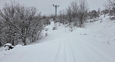 Elazığ'da kar başladı, 311 köy yolu ulaşıma kapandı